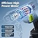 DKIEI Pressure Washer Cordless, Electric High Pressure Washer Portable Jet Washer Kit with 2 * 1500mAh Battery 2*Spray Nozzles 5M Hose, Washer Cleaner Machine for Car Garden Floor, Green