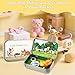 JULEASEL Little Pocket Cat, Cute Kitty in Tin Box, DIY Pet Cat Adoption, Travel Buddy, Perfect Brithday Gift for Kids, Pet Lovers