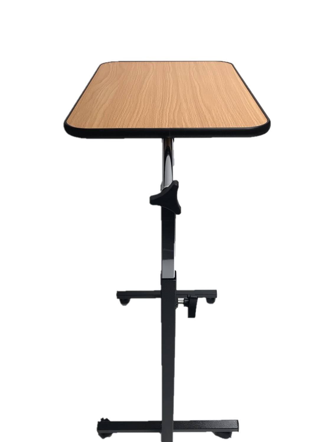 identités, Table de Lit, Simplex, Plateau Inclinable, Personnes Alitées, Table À roulettes, Freins pour Stabilisation, Larges Molettes Facilitent la Préhension, Table de Déjeuner
