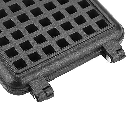 Waffelbackform aus Aluminiumlegierung Antihaftbeschichteter Waffeleisen mit Wärmeisolierendem Griff Robustes und… – Bild 6