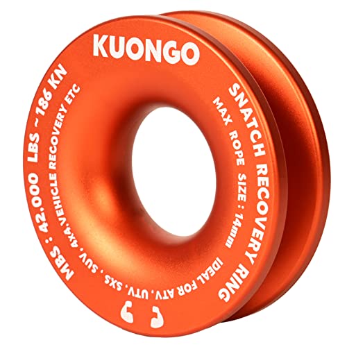 Amazon.co.jp: KUONGO スナッチリカバリーリング ウインチ スナッチ