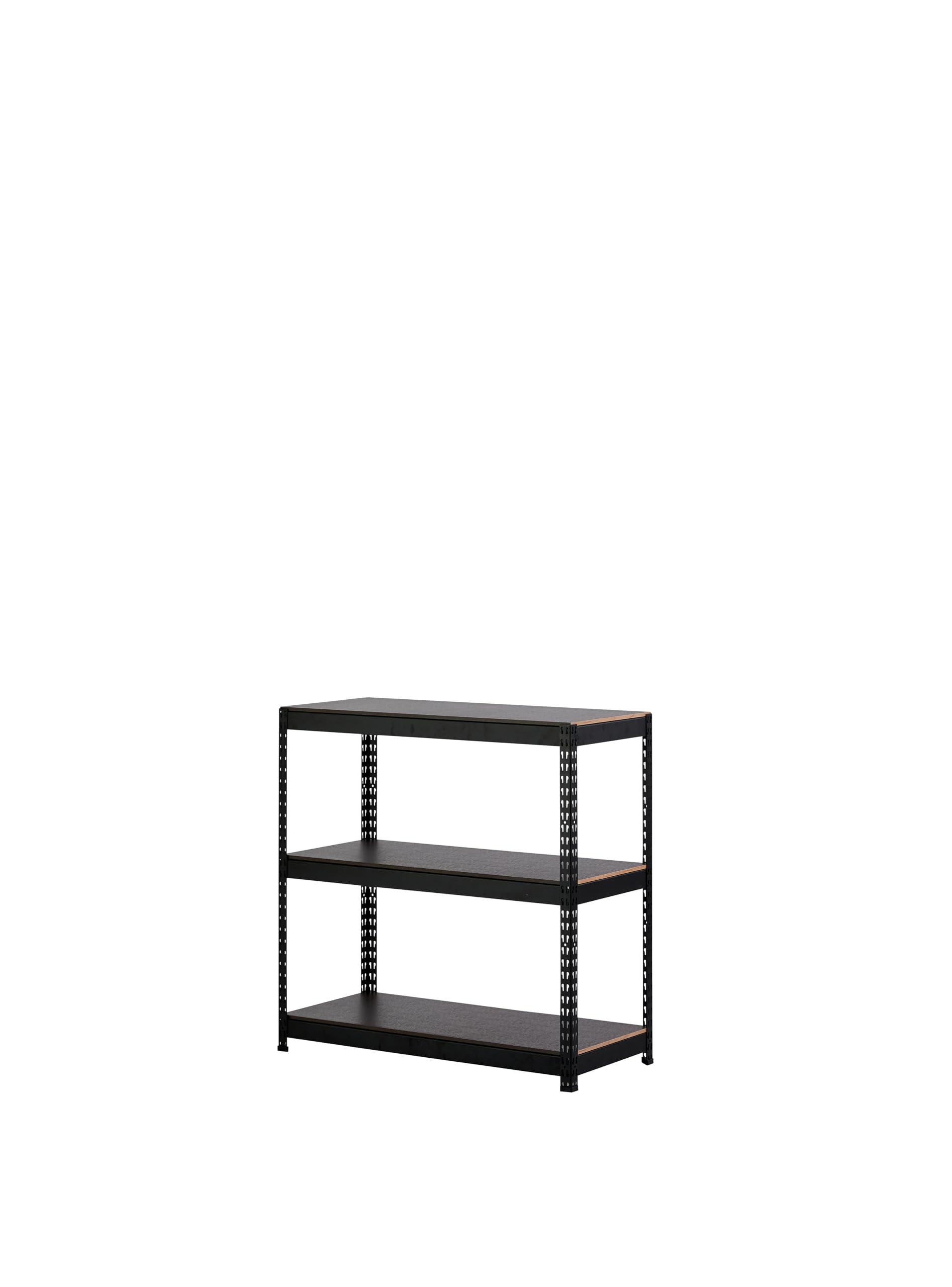 ARASO スチールラック ブラック・ブラウン ARASO スチールラック 3段 高さ120 cm 1本支柱タイプ｜送料無料｜ARASO