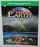 Maps in Action Worksheets with Answer Key (Modern Earth Science)