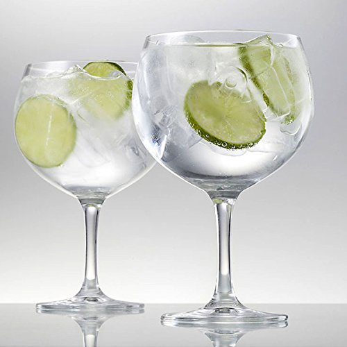 Lot de 6 verres à eau verre transparent moderne 2 verres à spiritueux jus de 440 ml Cover