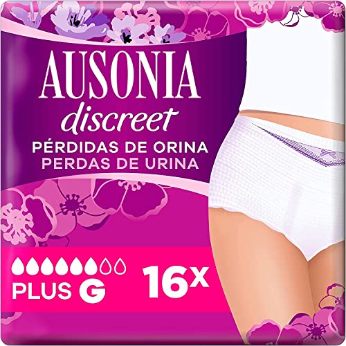 AUSONIA Discreet pants de incontinencia plus talla G paquete 8 uds Cover