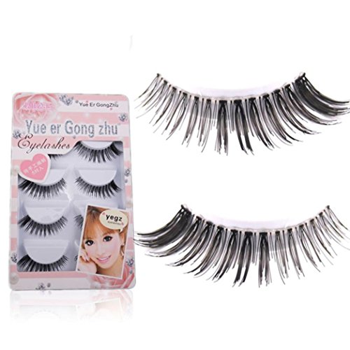 Preisvergleich Produktbild Oyedens 5 Pair / Lot KreuzschnüRung VoluminöS Falsche Wimpern