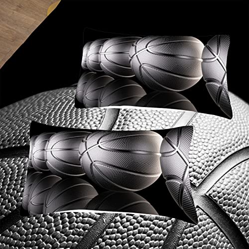 Image of Tailor Shop Boys Comforter Set Queen Size Basketball Bedding Sets for Boys Sports Comforter for Kids with 2 Pillowcases