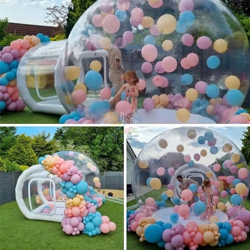 Carpa burbuja inflable transparente 10ft para camping miniatura 4