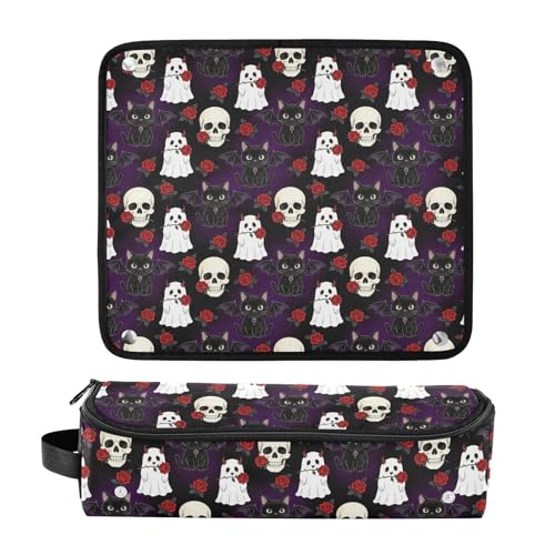 Bolsa organizadora para herramientas de cabello y tapete resistente al calor miniatura 3