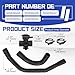 5058394AB Upper Radiator Hose for Dodge Durango Challenger Charger Journey Neon/Jeep Grand Cherokee/Chrysler PT Cruiser Replace# 5058394AA 5058394AC