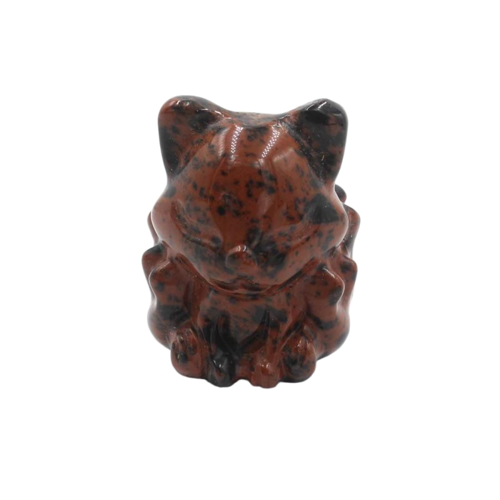 Zicnjodye 1pc Natural Stone Fox Shape Ornament