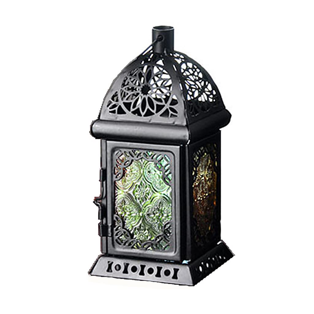 candlestick holders, Decorative Lanterns,Moroccan Lantern,Retro Iron Candle,Portable Wrought Stained