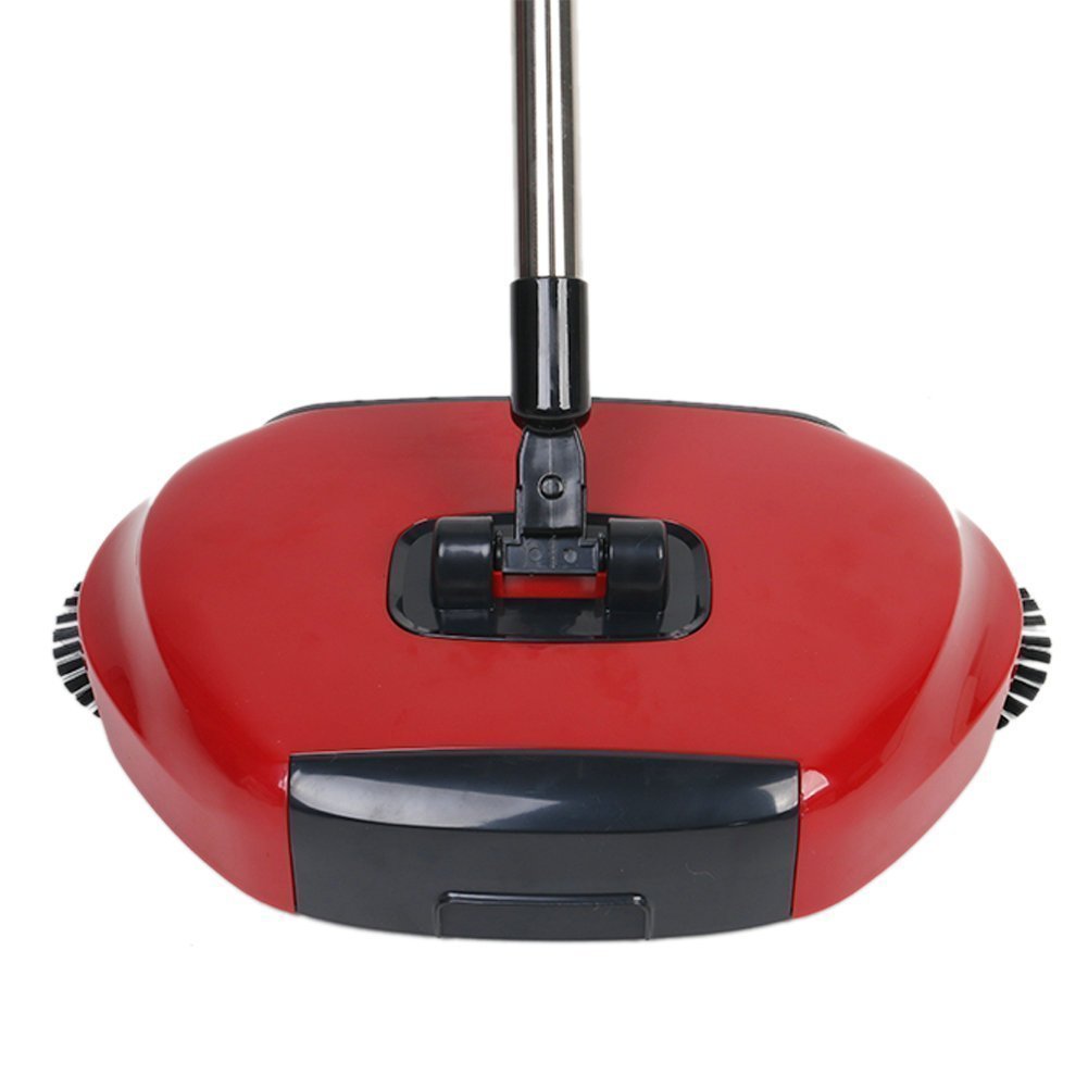Scopa A Mano Con Spazzole Rotanti - No Elettricità - Pulizia Manuale 360° - Foto 10