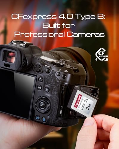 Image of Transcend CFexpress830 Memory Card 512GB, Up to 3500MB /s, 4K8K Video Capture for Canon EOS /Nikon /Panasonic /FUJIFILM /BlackmagicCINEMA, PCle Gen4x2 NVMe, CFexpress Type B, Filmmaker /Professional Creator
