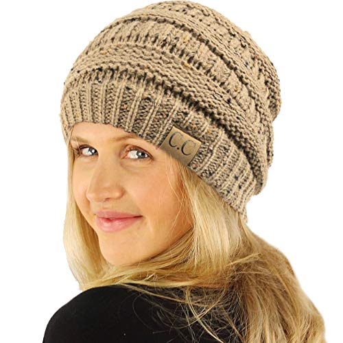 Image of Hatsandscarf CC Exclusives Solid Color Beanie Tail Hat for Adult (MB-20A)