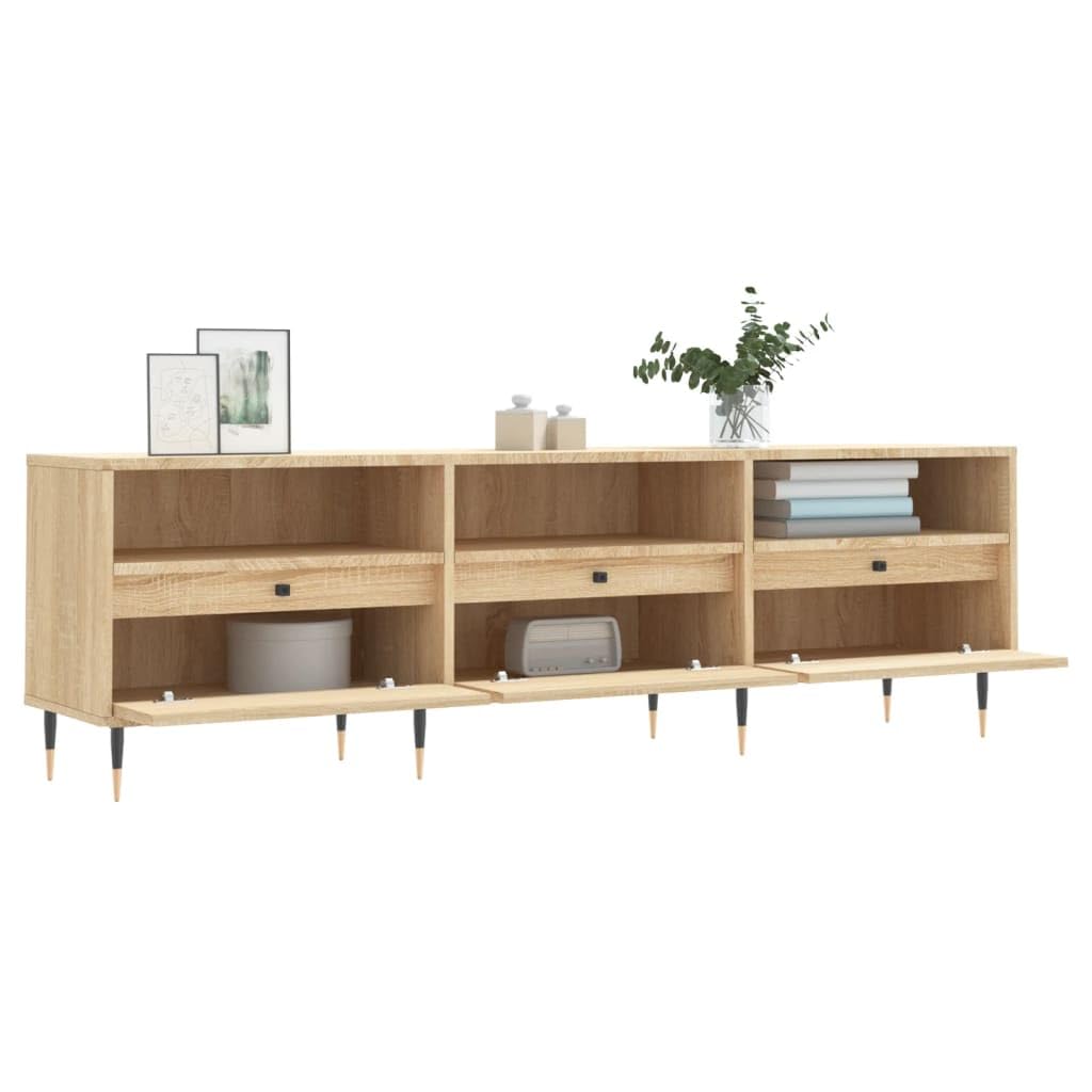 Mobile TV basso in rovere Sonoma, 150 x 30 x 44,5 cm