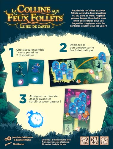 La Colline aux Feux follets Le Jeu de Cartes Jeu Enfant Coopératif à partir de ! - vue 2