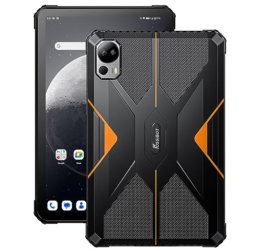 FOSSiBOT DT1 Tablet Resistente, 11000mAh Batería, 16GB+256GB (1TB Extend), 48MP+16MP, 10.4'' 2K...