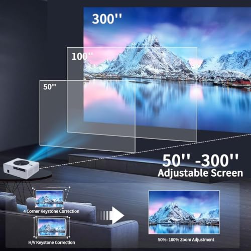 Image of TOPTRO Legend Mini Pro Projector 4K Ultra HD, 26000 Lumens (Q10 Max)