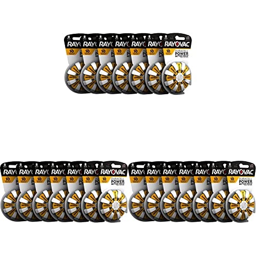 Rayovac Size 10 Hearing Aid Battery, Hearing Aid Batteries Size 10, 56 Count (Pack Of 3) #TOP16