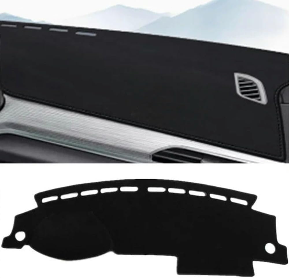 ZhangXD Car Dashboard Cover for VW Passat B7 2011-2015, Non-Slip Dash Board Sun Shield Protector Anti-Glare Anti Dust Interior Accessories
