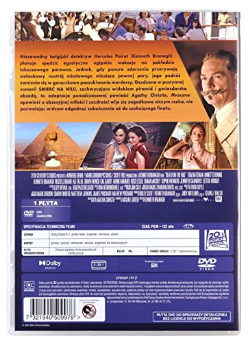 Death on the Nile DVD importación película suspense Agatha Christie versión inglesa 3