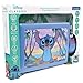 Lexibook, Disney Stitch, Bilingual and Educational Laptop Spanish/English, Toy for Children, 170 Activities to Learn, Play Games and Music, Large Screen, Blue, JC599Di2