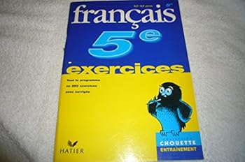 Paperback Chouette Entraînement : Français, de la 5e à la 4e - 12-13 ans (+ corrigés) Book