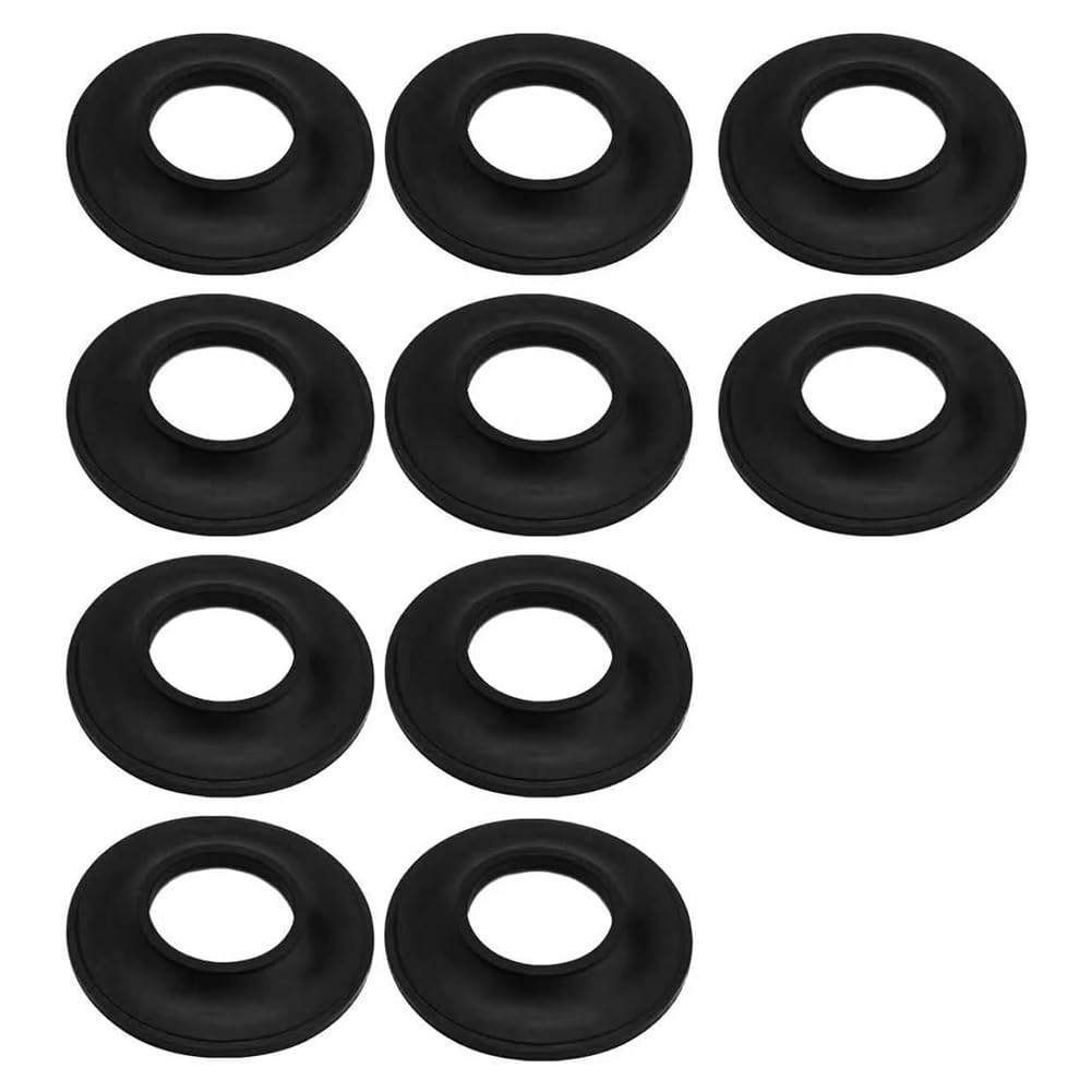 UDSKNV[KSL For Bathtub Drain Assembly Gasket Set- 10-Pack Replacement Tub Stopper for -Up Drains, Fits Tip Toe Style Stoppers