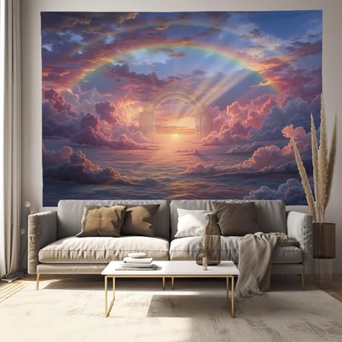 Arazzo da parete tenture murale décorative nuages fantastiques