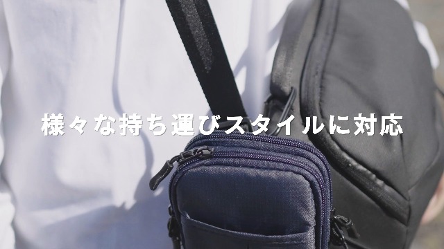 Amazon | スマホポーチ ショルダー FeasibleSite 【スマホ2台収納