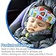 XPEX 2 Stück Kopfhalterung kindersitz auto Kindersitz kopfstütze schlafen Einstellbare Laufställe Schlaf Stellungsregler Kinderwagen Kinderwagen Kindersitz Befestigung Riemen Kopf Halter(A)