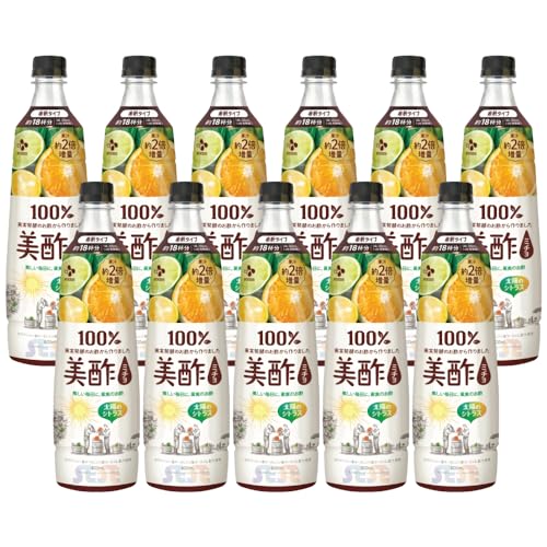 美酢 太陽のシトラス 900ml 11本セット / CJ ミチョ シトラス ドリンク 果実酢 飲みやすい 飲むお酢 飲む お酢 果実