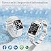 Smart Watch for Women Diamonds(Answer/Make Call),1.29''HD Touch Screen Smart Watch Android,Fitness Tracker with Heart Rate/Blood Oxygen/Sleep Monitor,Waterproof Smartwatch 3 Strap (Diamond Silver)