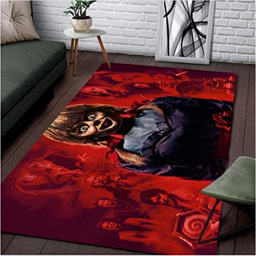 LFRAQY Alfombras de Suelo con Personajes de películas de Terror, alfombras Antideslizantes para Dormitorio y Sala de Estar, alfombras de película 200x300cm
