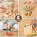 Zeewoo Montessori Toys for 3 Year Old Fine Motor Skills Toys for 5 Year Old Wooden Board Game - Educational Toys with Colorful Sticks, Dice & Stones, Family Game Gifts for Age 4 5 6 7 8 Boys Girls