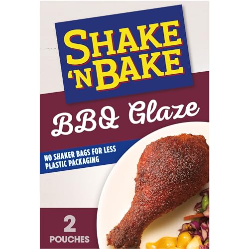 Shake 'N Bake BBQ Glaze Seasoned Coating Mix (6 oz Boxes, Pack of 8)