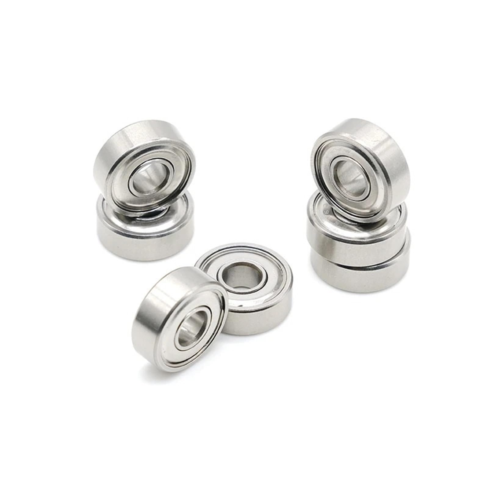 Rodamiento 606ZZ de 6 x 17 x 6 mm, rodamientos de bolas sellados en miniatura 606-2ZZ, 10 unidades