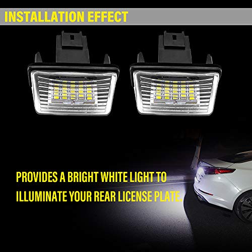 Safego Luci Targa a LED per Auto Lampada Targa