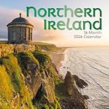 Gifted Stationery Co, Northern Ireland 2026 Wall Calendar, 12'' X 12'', 16-Month Calendar with Stapled Binding - Image 1