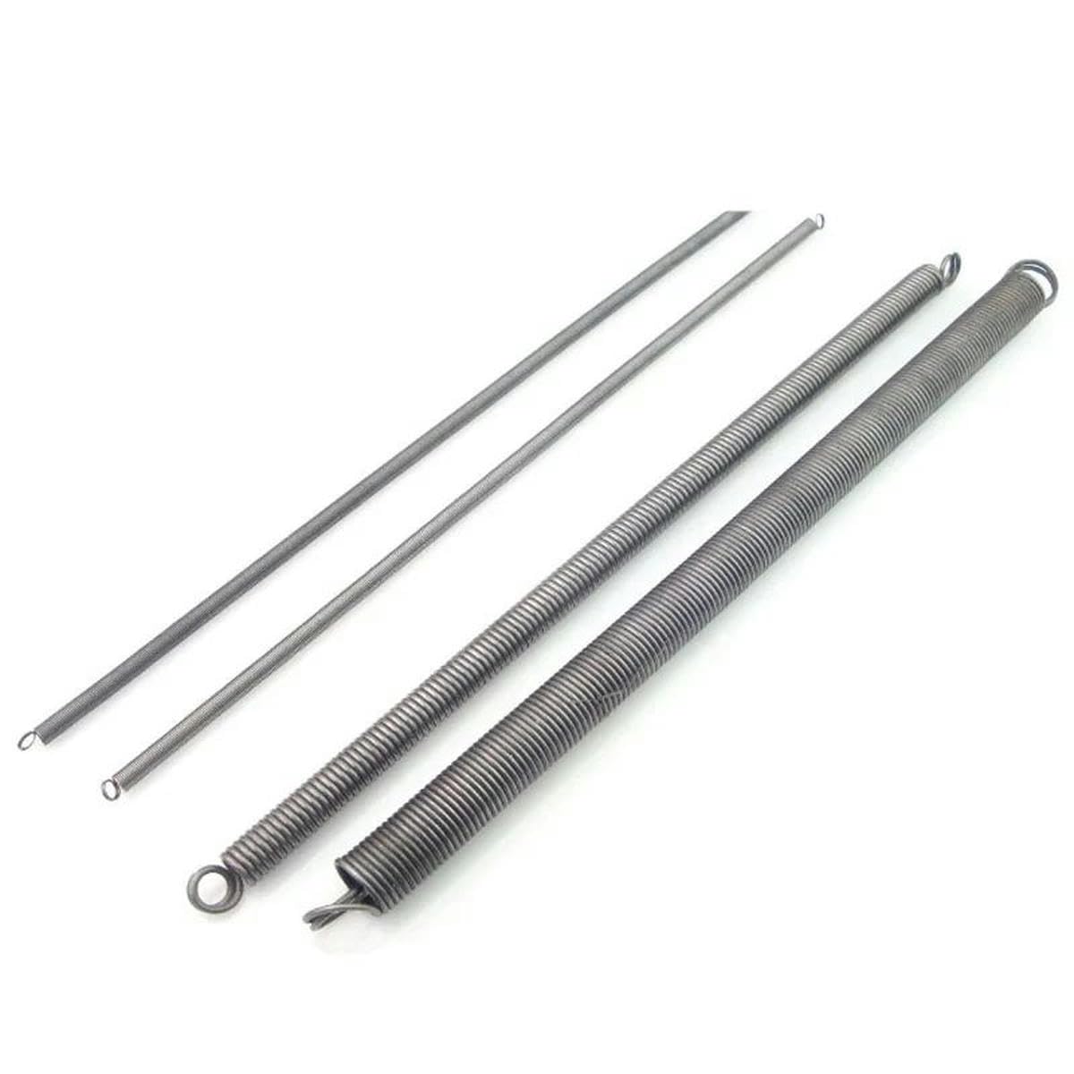 JMSDP Tension extension spring 300mm coil springs dlong wire diameter 0.3/0.4/0.5/0.6/0.7/0.8/0.9mm outer diameter 3mm-9mm steel-0.6 x 6 x 300mm-5 Pcs