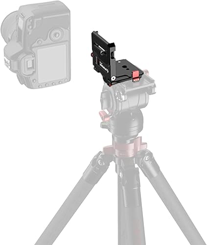 IFOOTAGE HV-01, placa QR, soporte de cámara Placa horizontal y vertical, placa de liberación rápida en forma de L para trípode, MAX