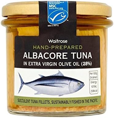 Albacore Tuna in Olive Oil Waitrose 220g - Pack of 6