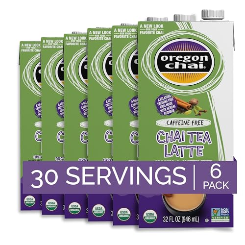 Oregon Chai Caffeine Free Chai Concentrate 6 Pack