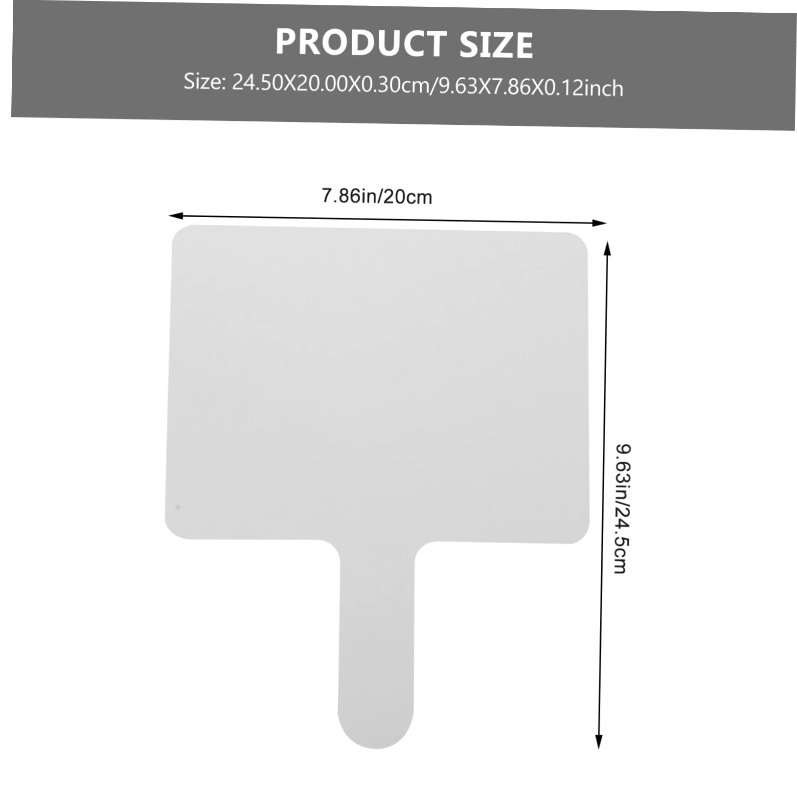DOITOOL Sturdy Handheld Answer Paddle Wipe- Board Great for Boys and Girls Games Family Activity