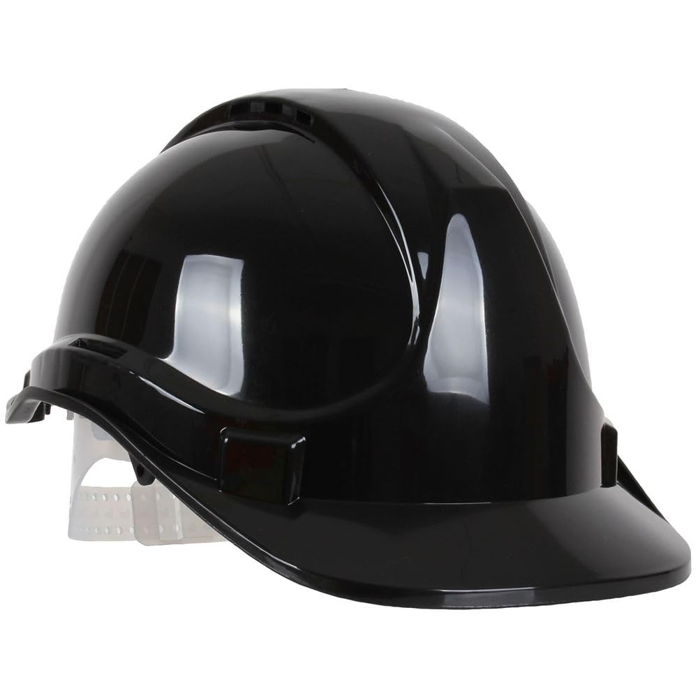Vented Economy Safety Helmet (Black)