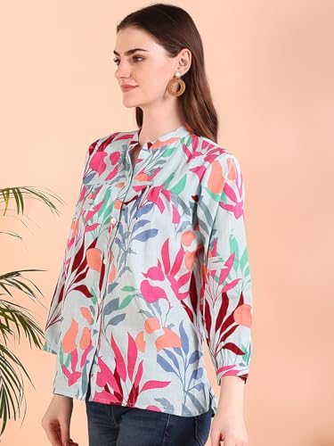 Image of Maaesa Tie-Dye Crepe Loose Fit Shirt