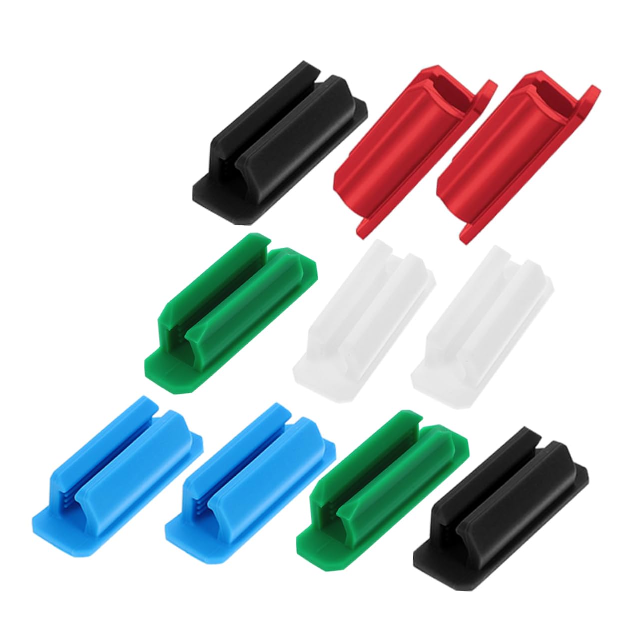 4 Sätze Teiliges Selbstklebender Stifthalter Clips Aus Silikon Für Schreibtisch Geeignet Für Stifte Bleistifte Marker Praktischer Organizer Für Schule Büro Und Zuhause 10 Stück * 4