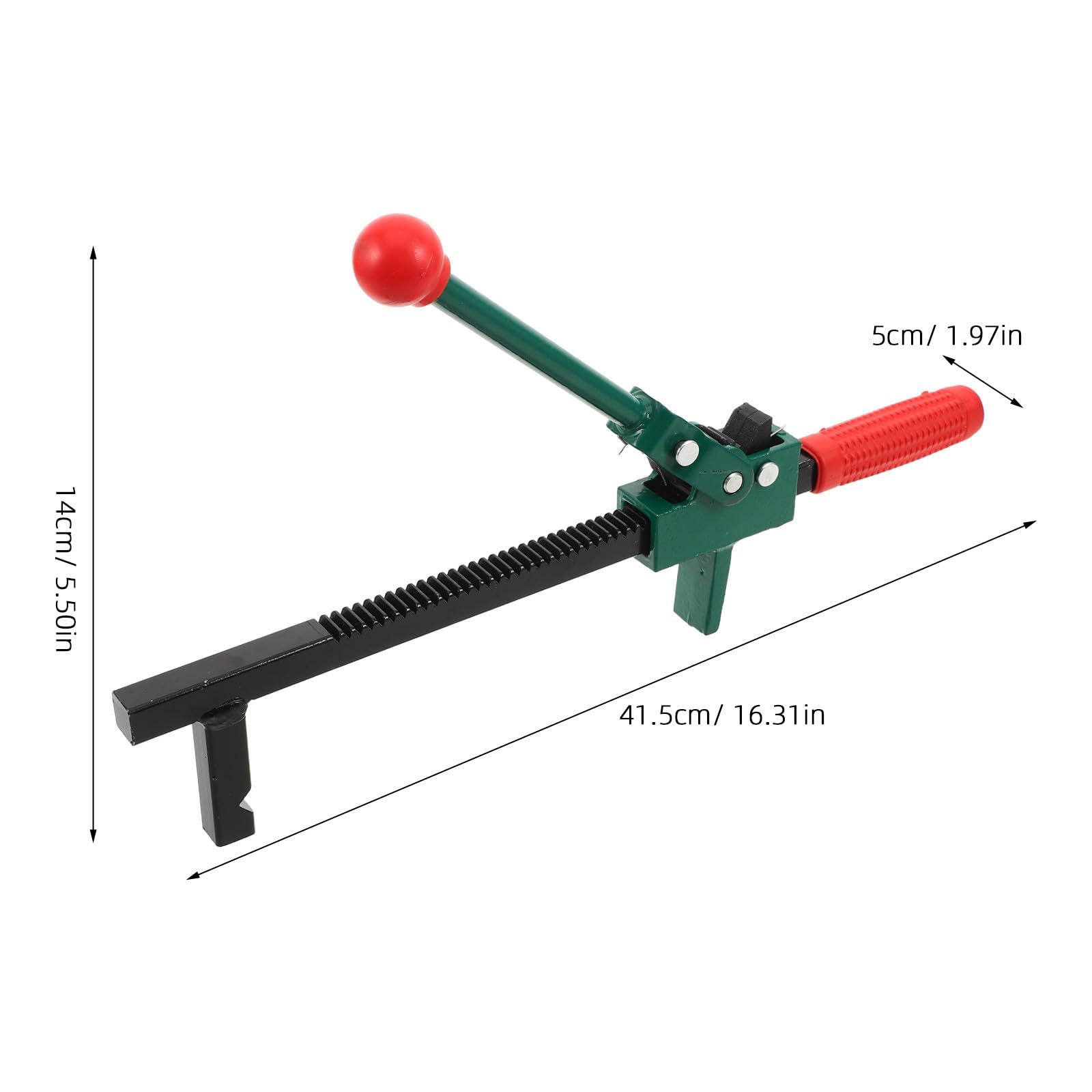 Toddmomy Tenditore per recinzioni a maglia di catena - Tenditore e estrattore a cricchetto per recinzioni in filo metallico intrecciato per fattorie e cortili - Base inclinata e scanalatura a uncino