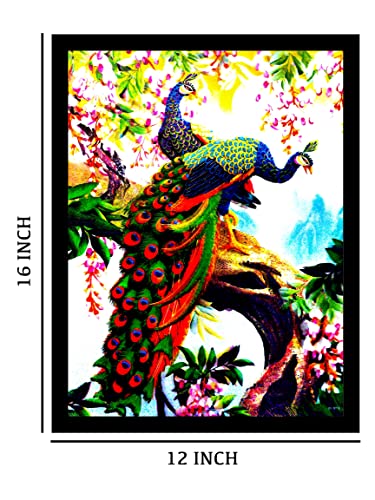 Image of Suninow 5D Painting for living room (peacock)